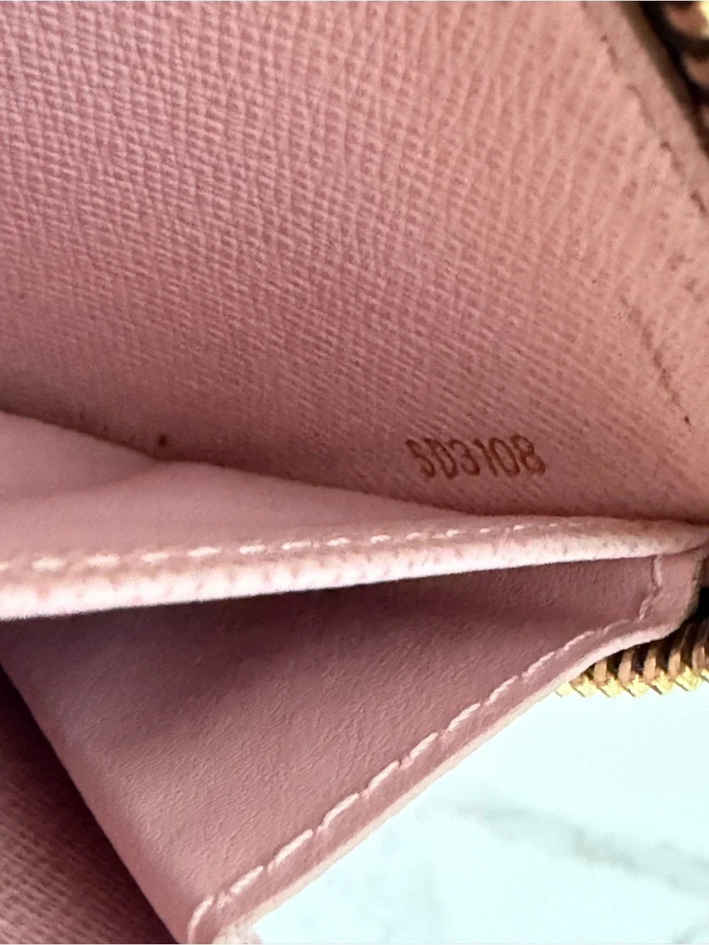 Louis Vuitton Monogram Zip-Around Card Holder in Brown and Tan